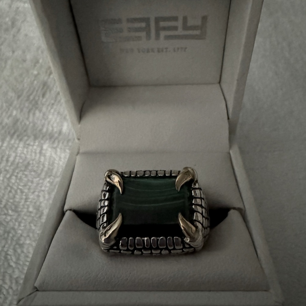 EFFY 925 Gento Sterling 14 silver and yellow gold men’s ring